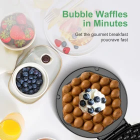 Professional 950W Non-Stick Bubble Waffle Maker
